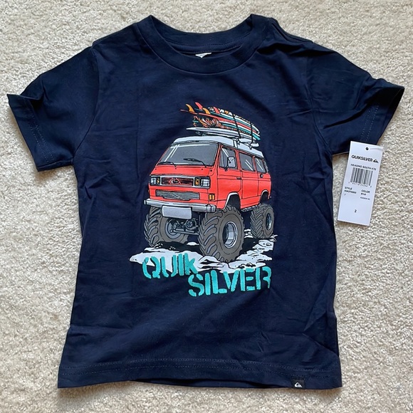 Quiksilver NWT toddler boy size 2T tee shirt bundle (3 tees). - Picture 4 of 4